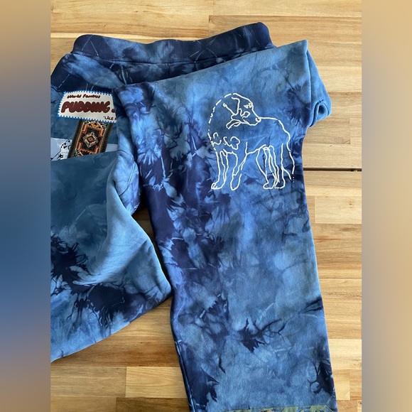 Camp High “Head East” sweatpants tie dyed and printed size L/XL - Picture 7 of 14